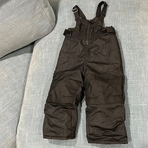 Cat & Jack 2T Black Snow bib pants
